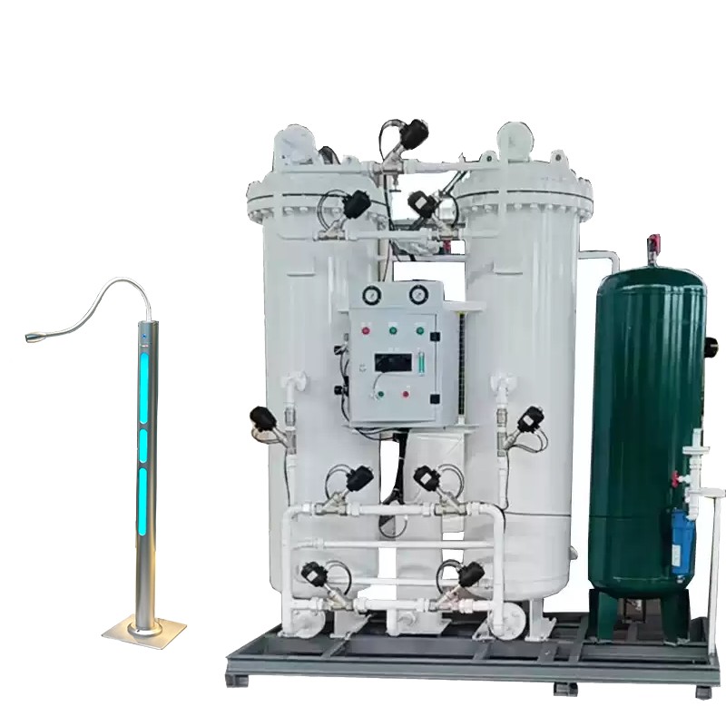 Oxygen injection column in gym